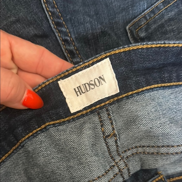 Hudson Jeans Dark Blue Jean Shorts - Picture 4 of 4